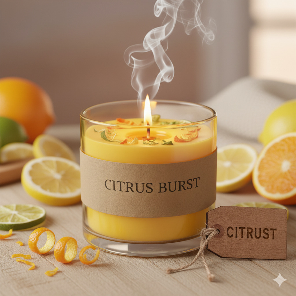 Citrus burst aromatic candle